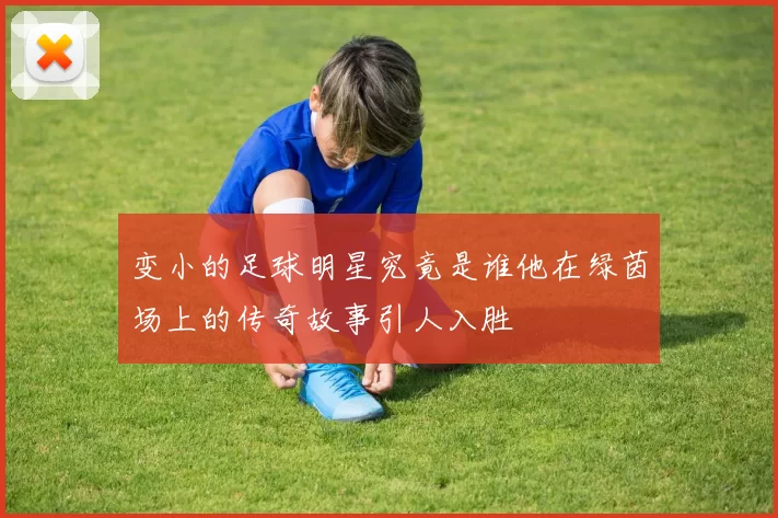 变小的足球明星究竟是谁他在绿茵场上的传奇故事引人入胜