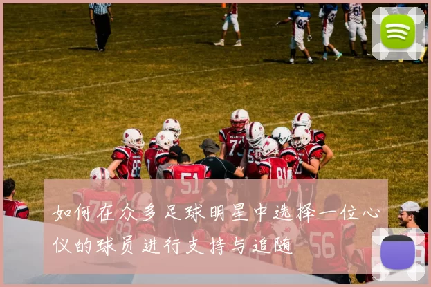 如何在众多足球明星中选择一位心仪的球员进行支持与追随